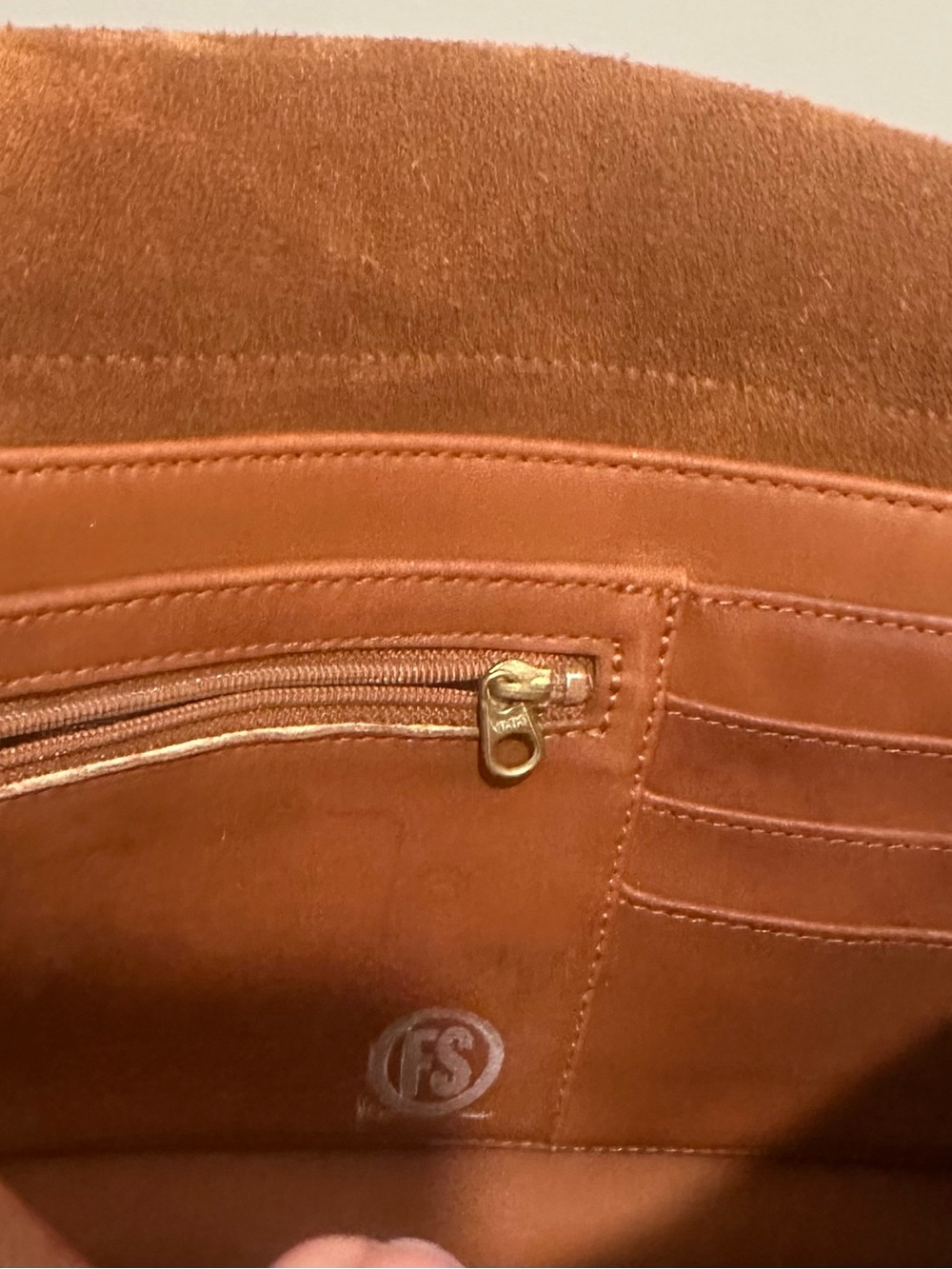 Vintage coach British tan clutch - Picture 12 of 12